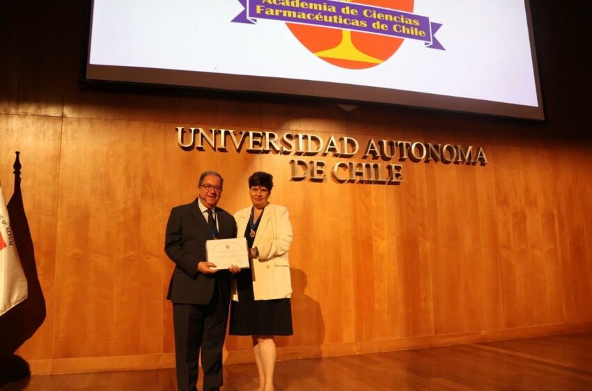 El Dr. Cecilio Venegas nuevo Académico Correspondiente Extranjero en la Academia de Ciencias Farmacéuticas de Chile